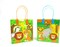 TINYMILLS Safari Animals Jungle Book Birthday Party Favor Set of 108 pcs (12 Large Party Favor Treat Bags with Handles, 24 Self-Ink Stamps for Kids, 12 Sticker Sheets, 12 Coloring Books, 48 Crayons)